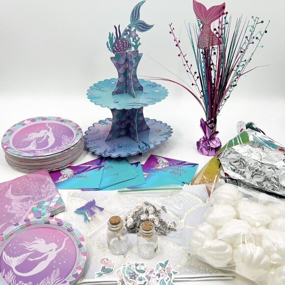 Mermaid Birthday Party Decorations - Picture 1 of 11